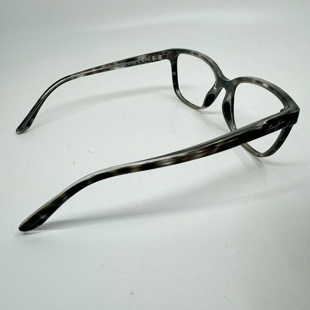 Maui Jim Honi MJ758-11S Sunglasses Gray Cat‎ Eye Frame 54-18-140 Italy H10905